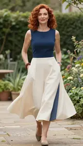 Womens Indigo Dyed Dress Radiant Style
