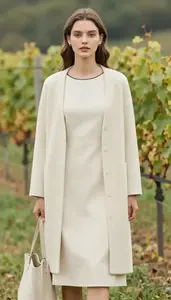 Workout Contrast Trim Neckline Dress For Women Fashion