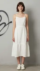 Workout Georgette Casual Dress For Women Fashion