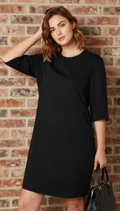 Attractive Woman In Work Dress Stock Photo