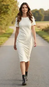 Best Brushed Cotton Dress For Women Graceful
