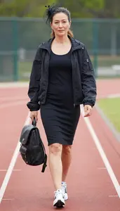 Black Tennis Dress Charming Woman Fashion
