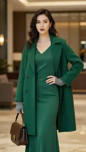 Editorial Chiffon Overlay Evening Dress Anglo Woman Woman Fashion