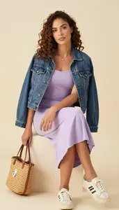 Editorial Free Spirited Dress Woman In Mid 30s Woman Fashion