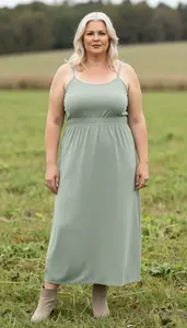 Editorial Maxi Sundress Scandinavian Woman Woman Fashion