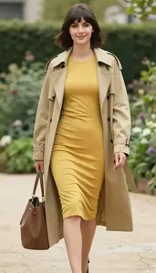 Editorial Oversized Casual Dress Confident Woman Woman Fashion