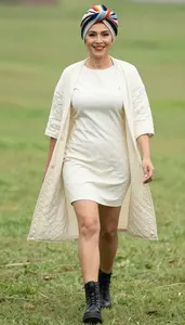 Fair Skinned Woman Woman Feminine Silhouette Covered Shoulder Summer Dress