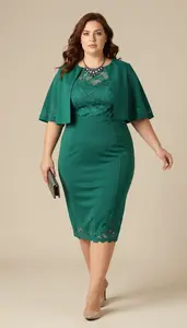 Fashion Forward Emerald Green Princess Gown Stock Photo