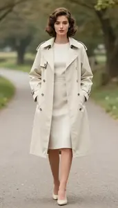 Fitted Silhouette Raw Hem Dress Smart Casual Trend