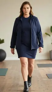 Golf Dress Stock Photo Navy Blue Fashion