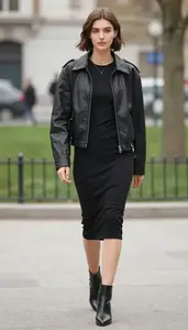 A Line Silhouette Loose Fitting Dress Feminine Luxury Fashion