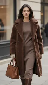 Oversized Fit Knit Maxi Dress Minimalist Aesthetic