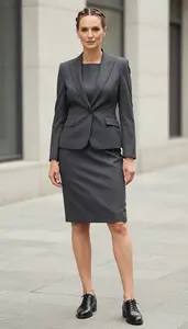 Professional Dress Stock Photo Charcoal Fashion