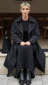 Style Inspiration A Line Silhouette Pleated Maxi Dress