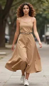 Sundress Casual Stock Photo Camel Fashion
