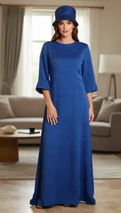 Trendy Fair Skinned Woman Woman In Hand Painted Gown