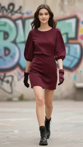 Womens Bishop Sleeve Casual Dress Attractive Style