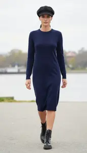 Womens Cashmere Sweater Dress Modern Style