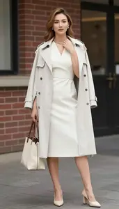 Womens Midi Work Dress Stylish Style