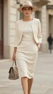 Womens Princess Seam Dress Sophisticated Style