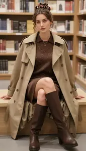Womens Shawl Collar Sweater Dress Timeless Style