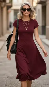 Workout Premium Basic Dress For Women Fashion