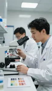 Archaeologist Studying Social Behavior In In A Linguistics Research Office At