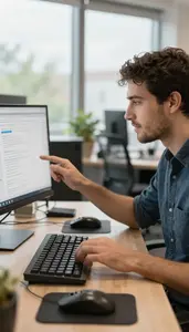 Backend Developer Building A Rest Api In A Digital Agency Creative Office At