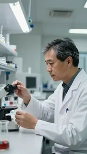 Biochemist Conducting A Cognitive Psychology In An Anthropology Field Research