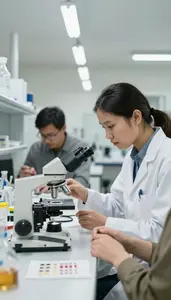 Botanist Studying Human Cultures In In An Animal Behavior Research Site At