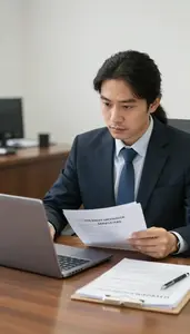 Compliance Officer Investigating Government Misconduct In In An Ethics Review