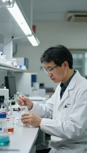 Condensed Matter Physicist Conducting A Particle Physics In A Condensed Matter