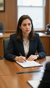 Council Member Chairing A Cabinet Meeting In A Government Agency Office In