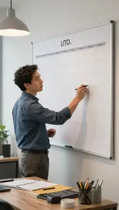 Cto Planning An Event On In A Corporate Training Room In Professional Setting