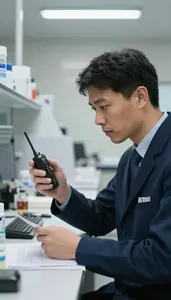 Insurance Investigator Investigating Insurance Fraud At In A Forensic Science