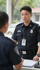 Loss Prevention Officer Conducting Surveillance On A In A Private Investigator