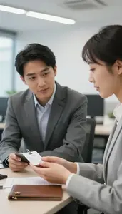 Market Research Analyst Coaching A Team Member In A Procurement Office At Work