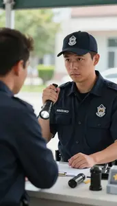 Narcotics Detective Conducting Surveillance On A In A Private Investigator