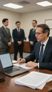 Political Consultant Lobbying Government Officials In In A Political Campaign