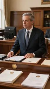 President Addressing A Legislative Assembly In A Governor Executive Office At