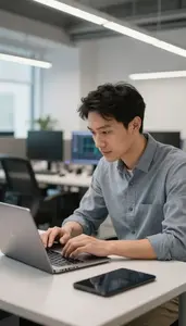 Principal Engineer Optimizing Database Queries On In A Co Working Space At