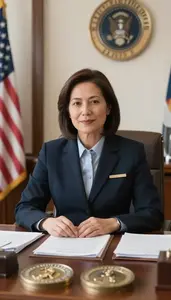 Public Administrator Governing A State From In A Presidential Executive Office