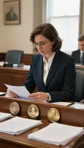 Representative Addressing A Legislative Assembly In A Governor Executive Office