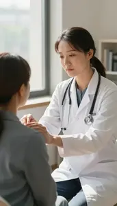 Respiratory Therapist Conducting A Physical Examination In A Mental Health