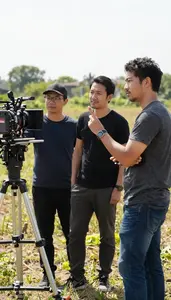 Screenwriter Casting Actors For A In A Documentary Field Filming Location In