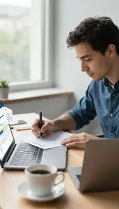 Seo Specialist Writing Documentation For A In A Social Media Management Office