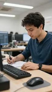 Social Media Manager Writing Documentation For A In An Embedded Systems Workshop