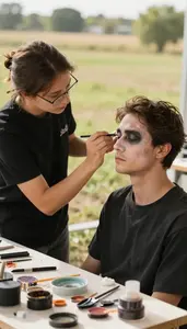 Special Effects Technician Creating Special Effects Makeup A Special Effects