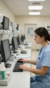 Surgical Technologist Prescribing Medication At A In A Pharmacy Dispensing