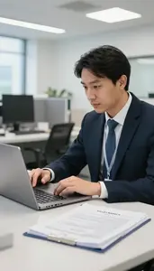Ethics Officer Conducting An Ethics Review In A Security Analysis Operations